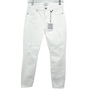 Pistola Jennifer Skinny Distressed Jeans in White Oak Wash